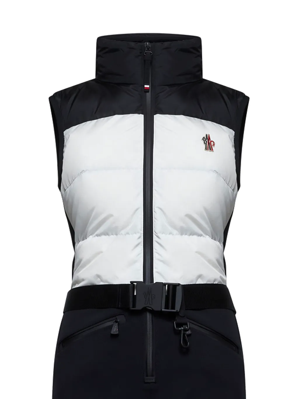 Logo Detailed Zip-Up Ski Suit