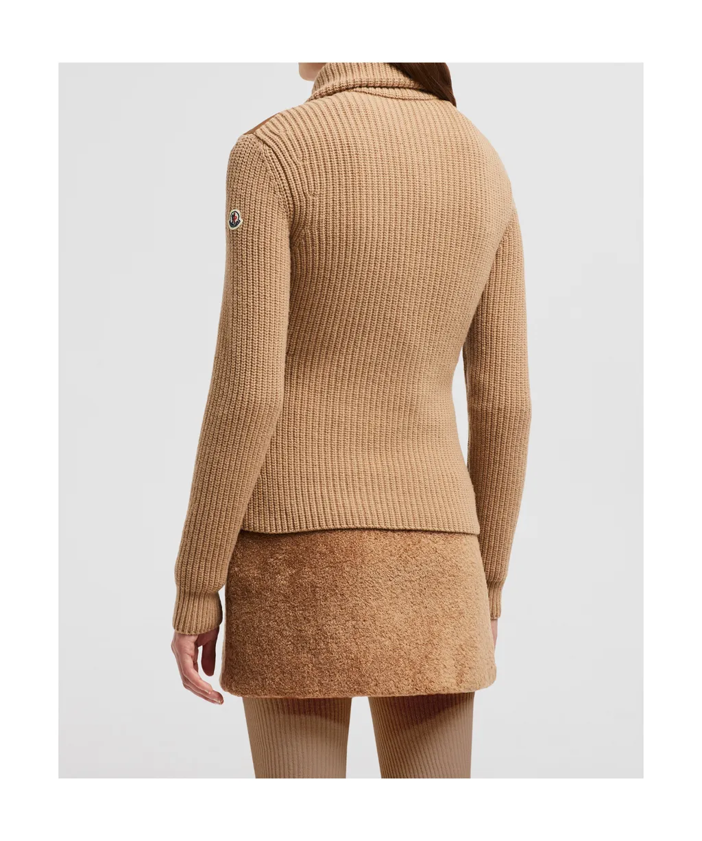 Padded Zip-Up Cardigan