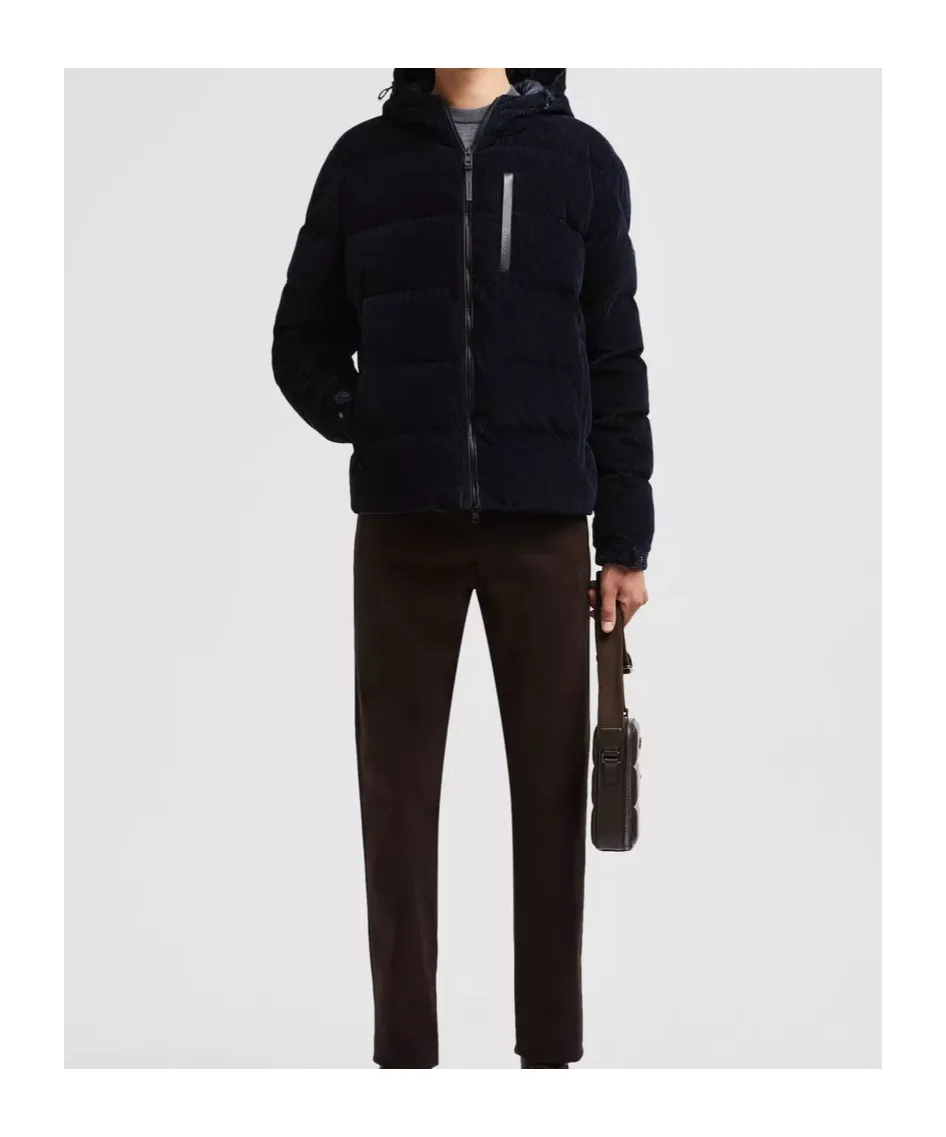 Vederna Corduroy Short Down Jacket