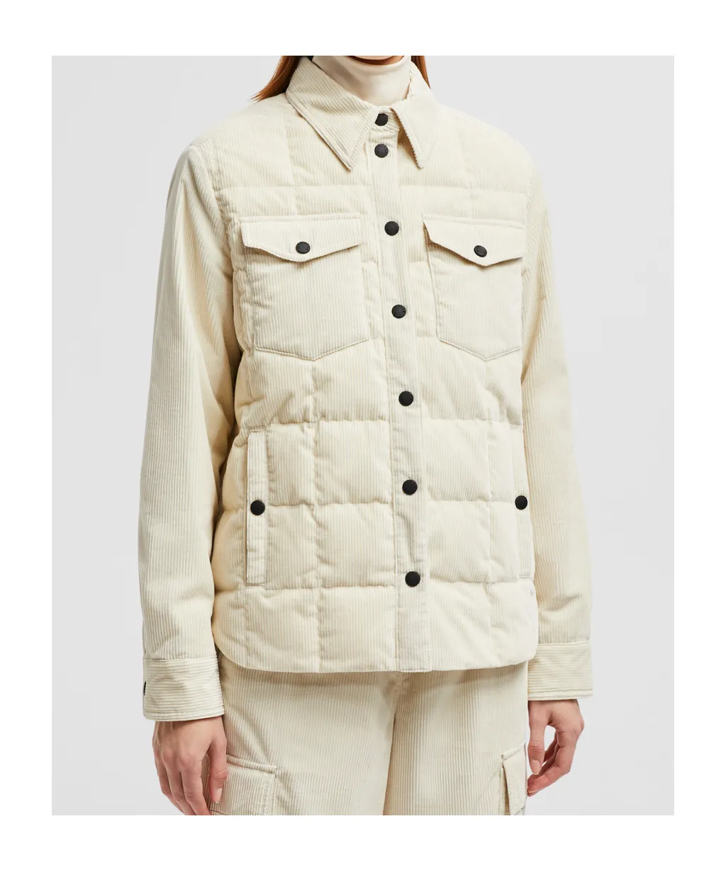 Paulet Corduroy Down Shirt Jacket