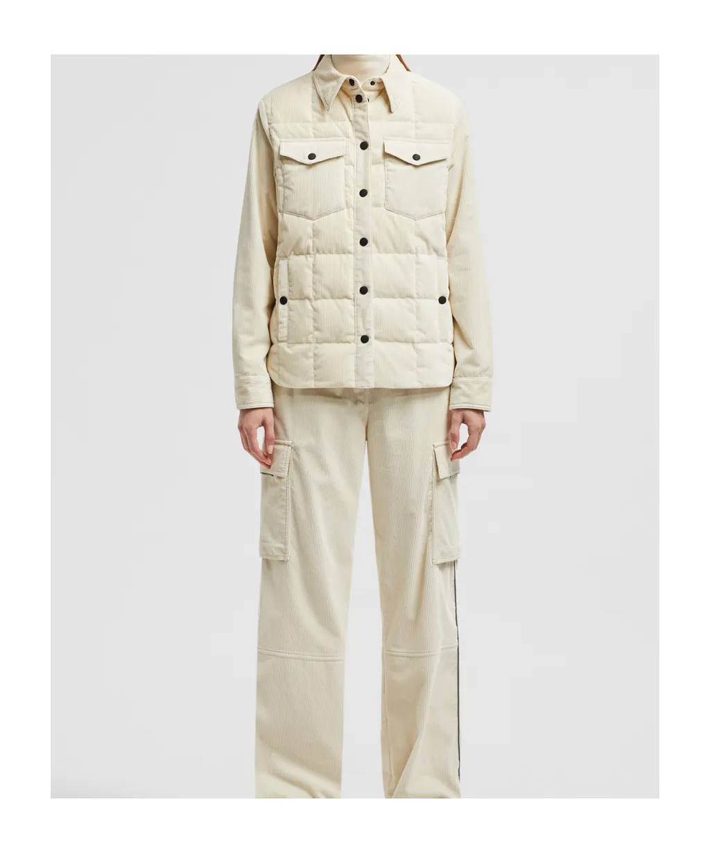 Paulet Corduroy Down Shirt Jacket