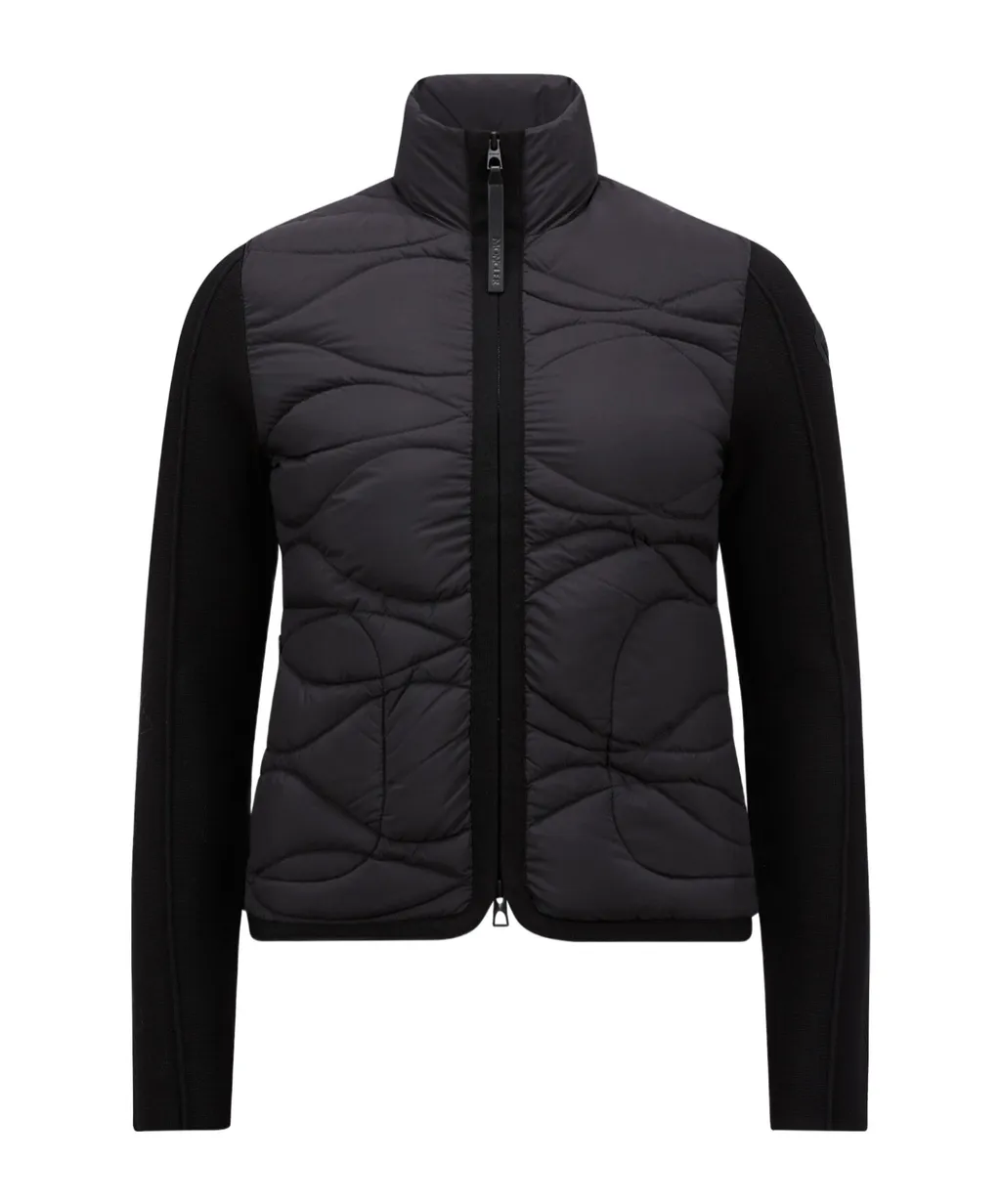 Padded Wool Cardigan