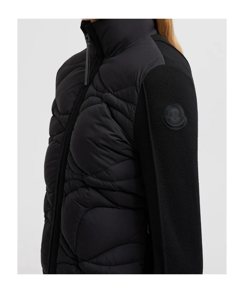 Padded Wool Cardigan
