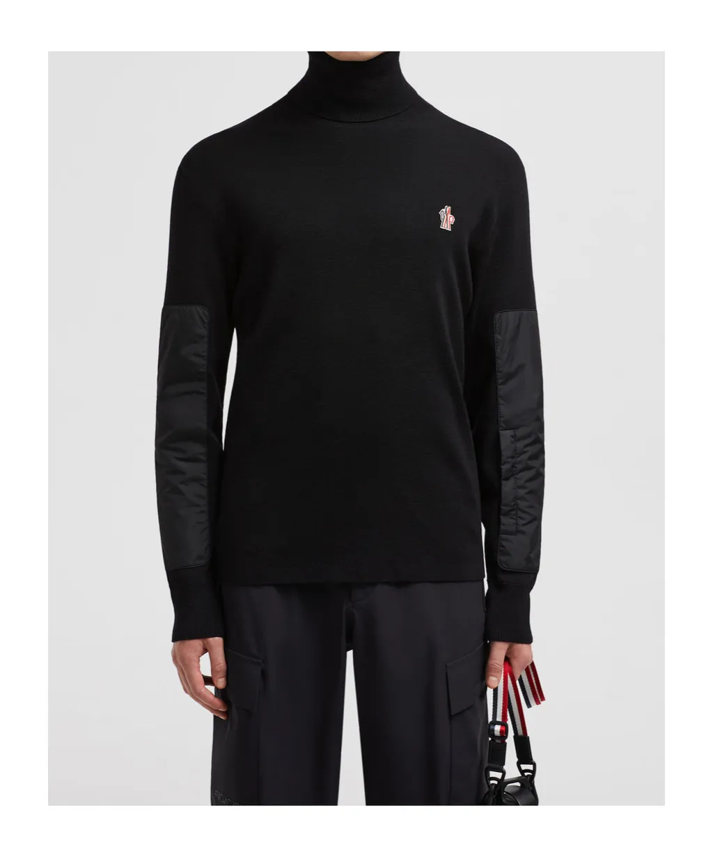 Turtleneck Panelled Sweater