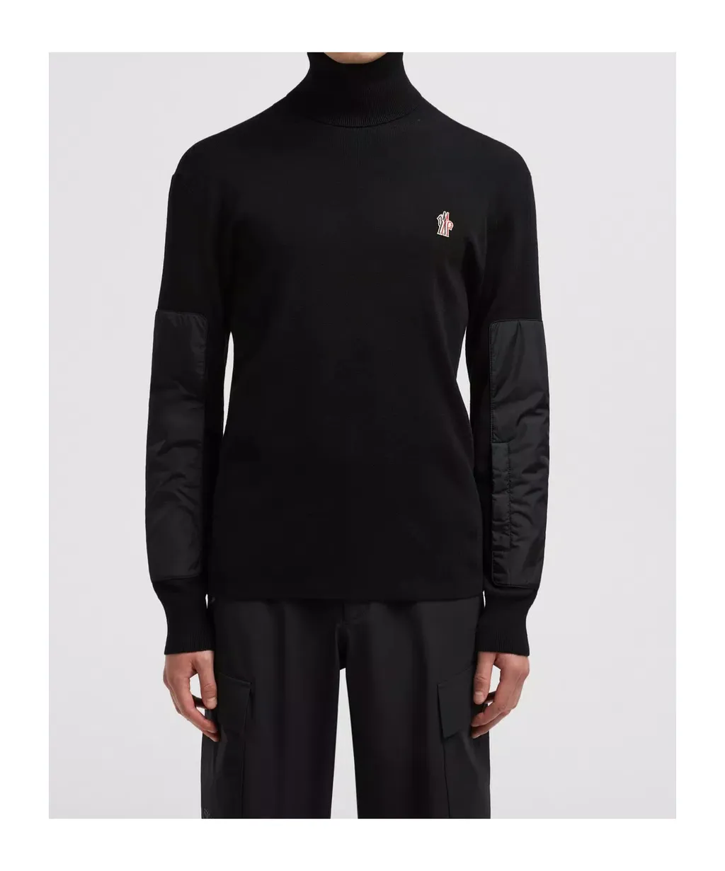 Turtleneck Panelled Sweater