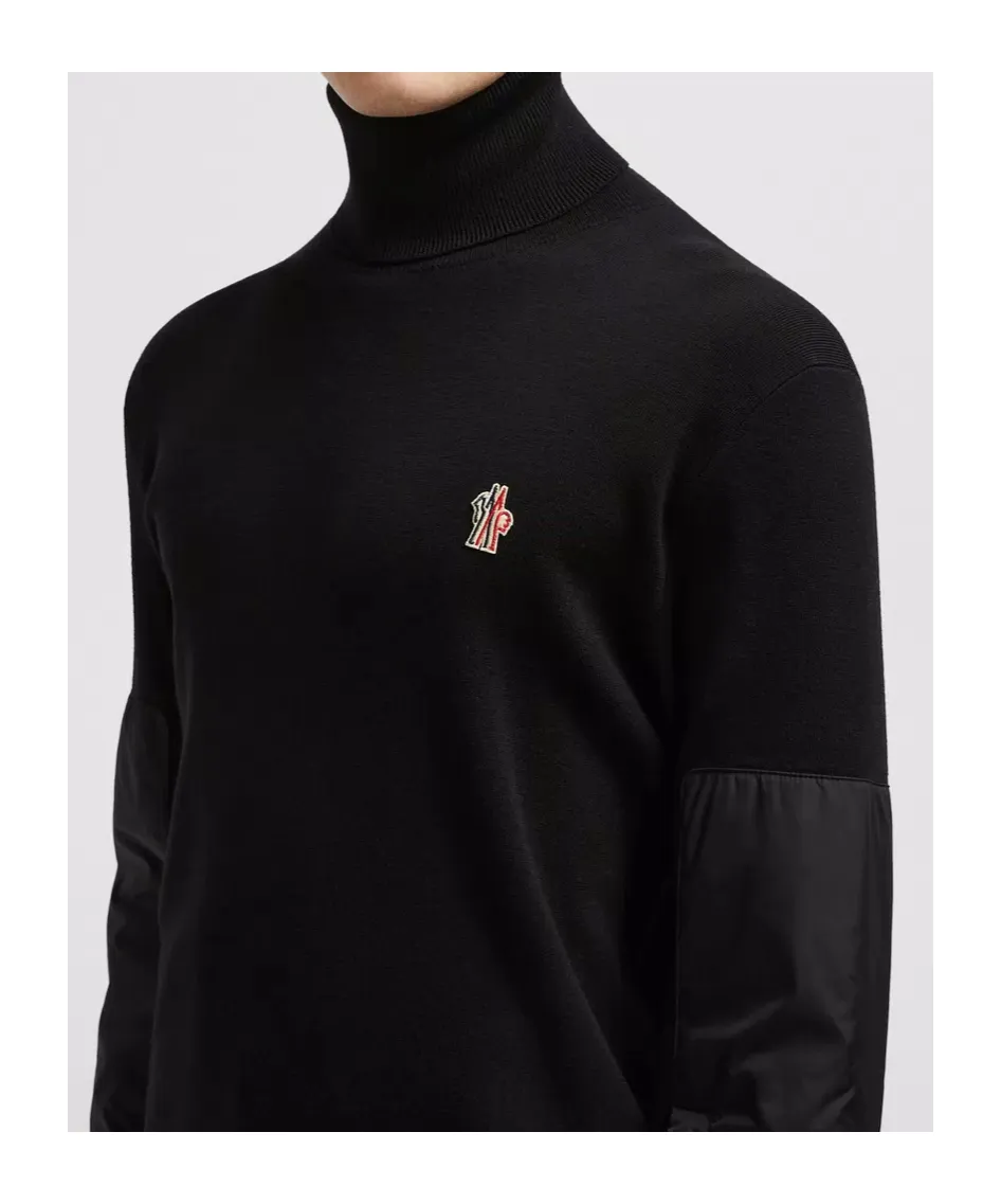 Turtleneck Panelled Sweater