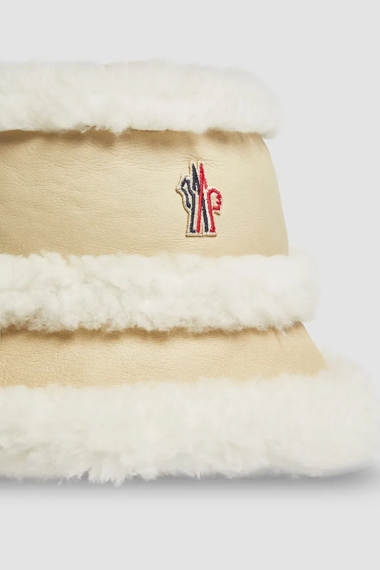 Reversible Shearling Bucket Hat
