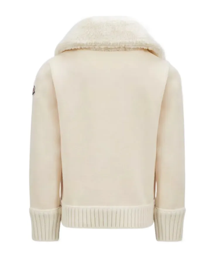 Logo Patch Zip-Up Sweatshirt
