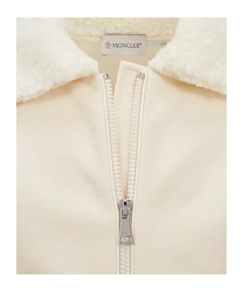 Logo Patch Zip-Up Sweatshirt