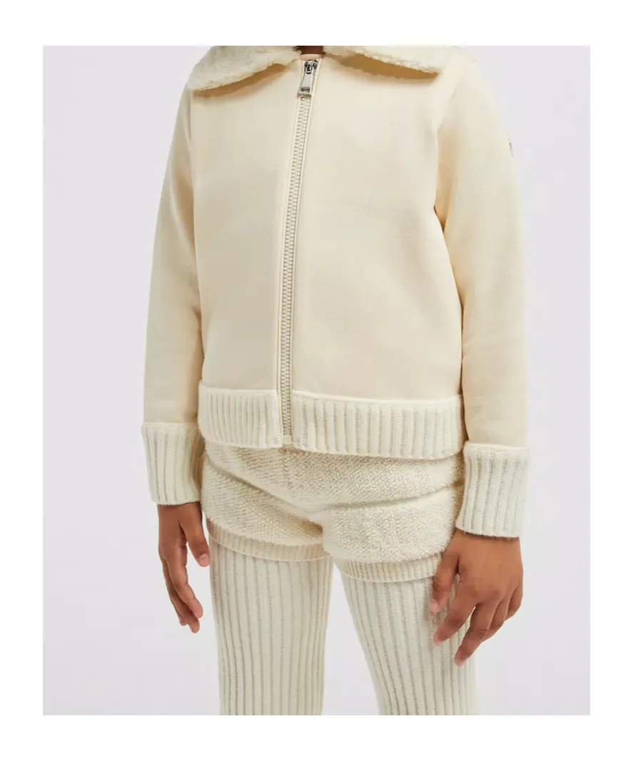Logo Patch Zip-Up Sweatshirt