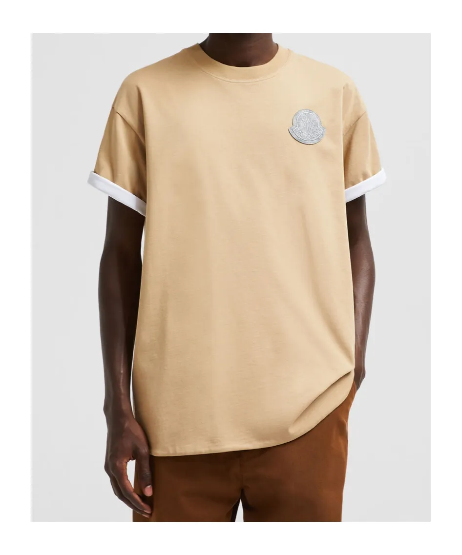 Logo Patch Crewneck T-Shirt