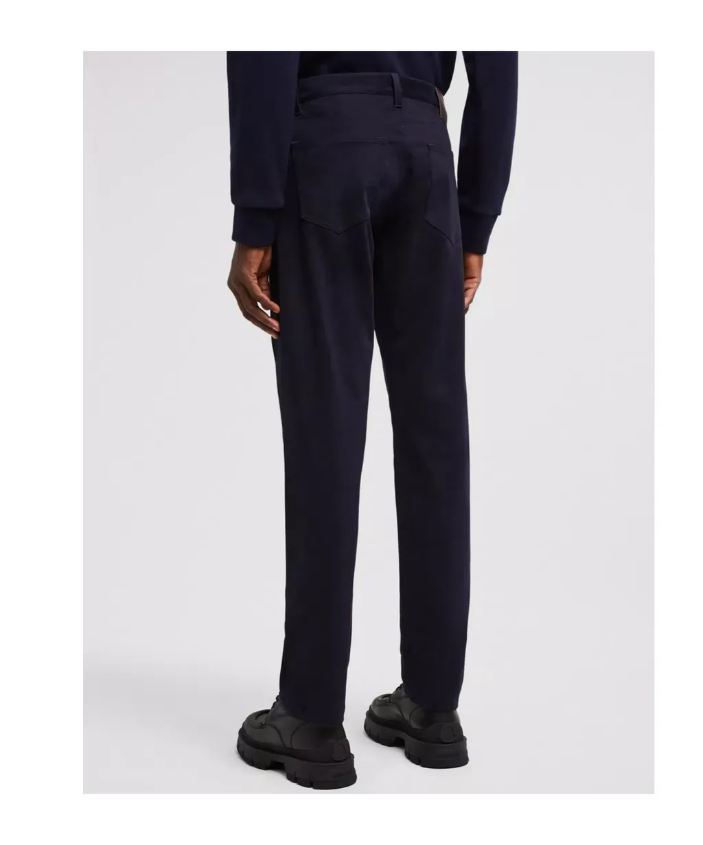 Logo Patch Straight-Leg Trousers