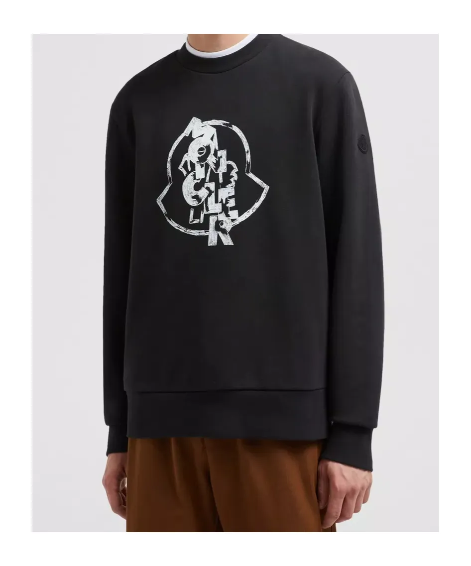 Logo Printed Crewneck Sweatshirt