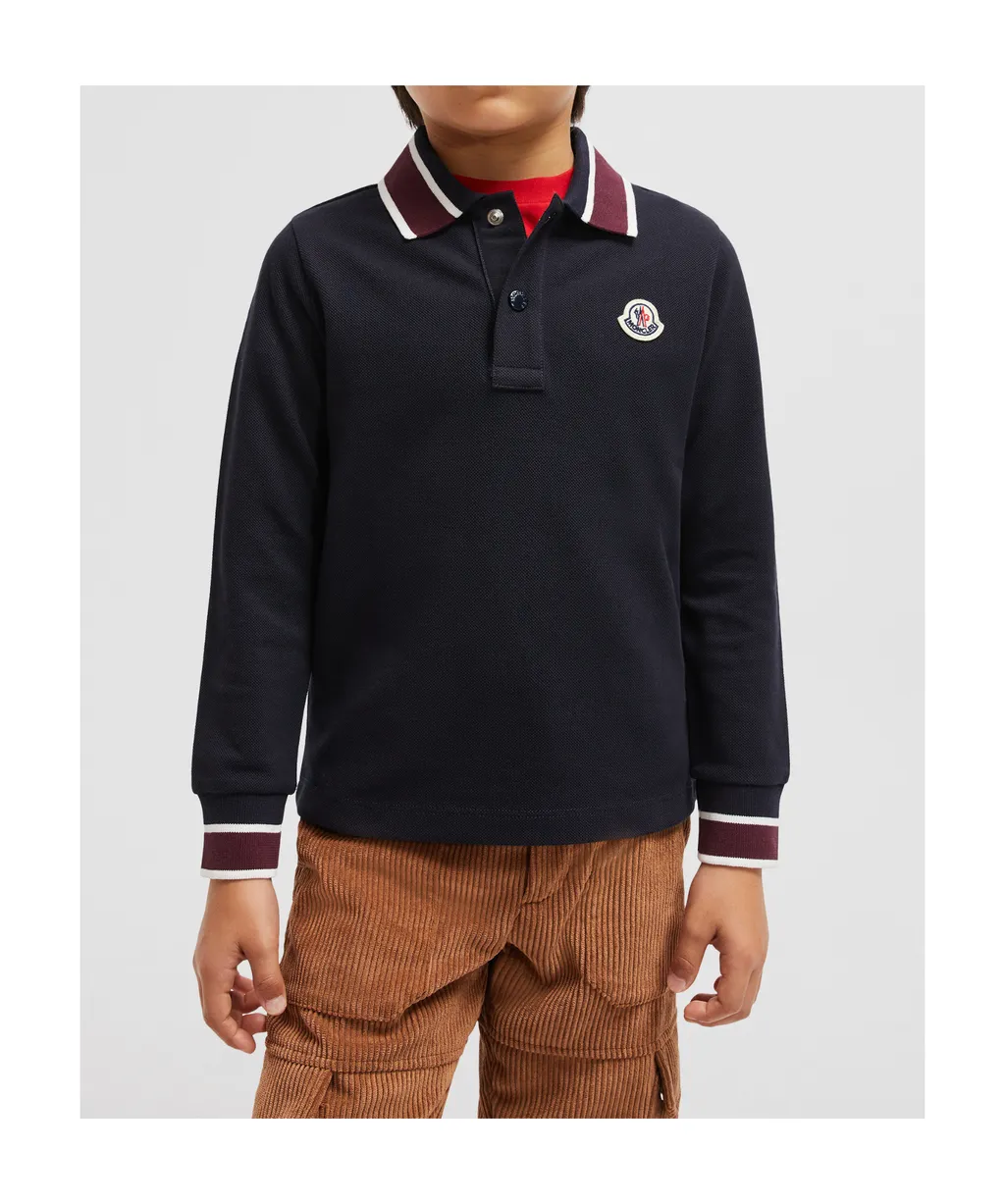 Long-Sleeved Polo Shirt