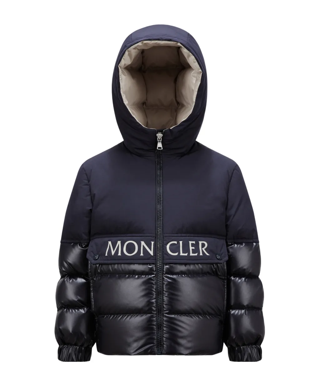 Andres Logo Printed Down Jacket