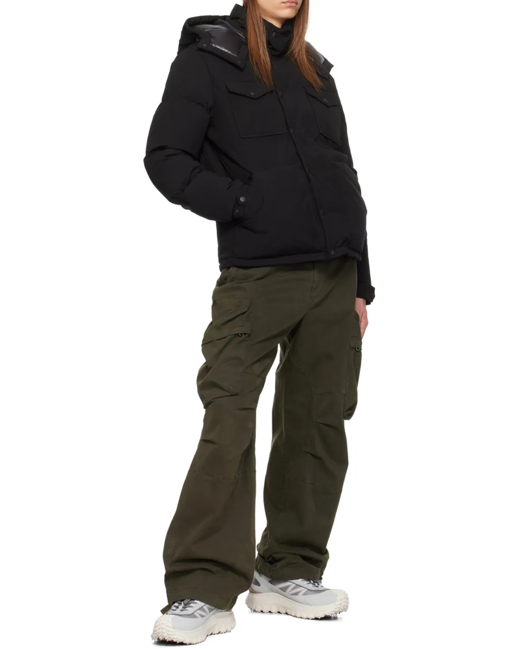 Logo Patch Down Jacket