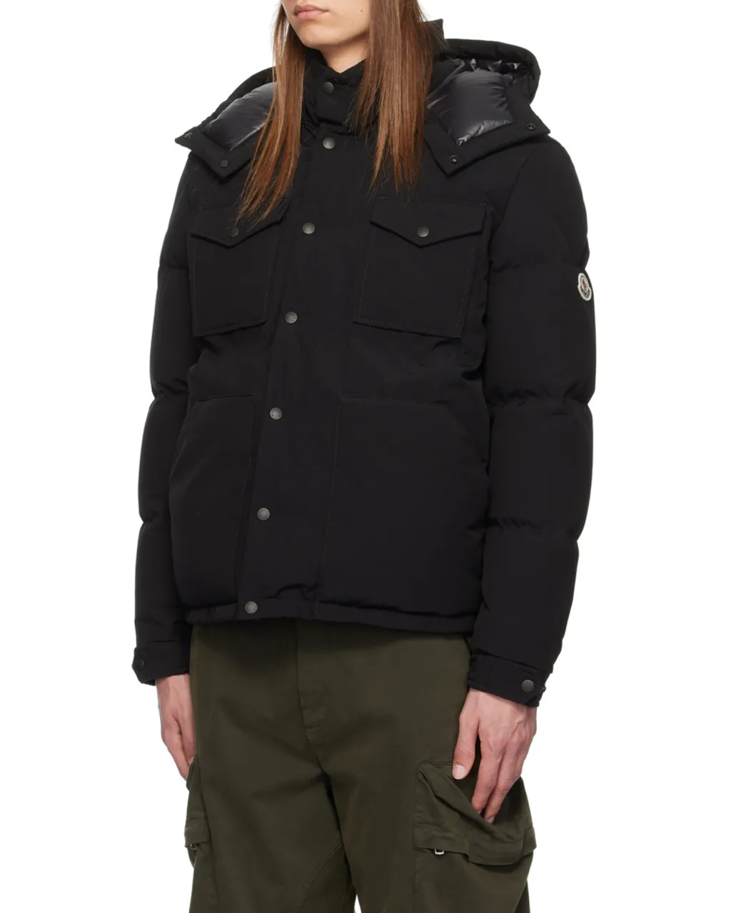 Logo Patch Down Jacket