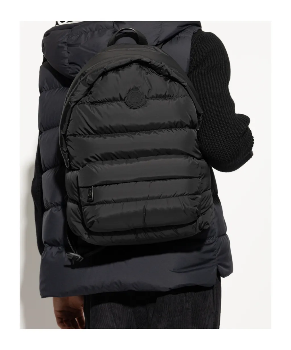 Logo Patch Padded Backpack