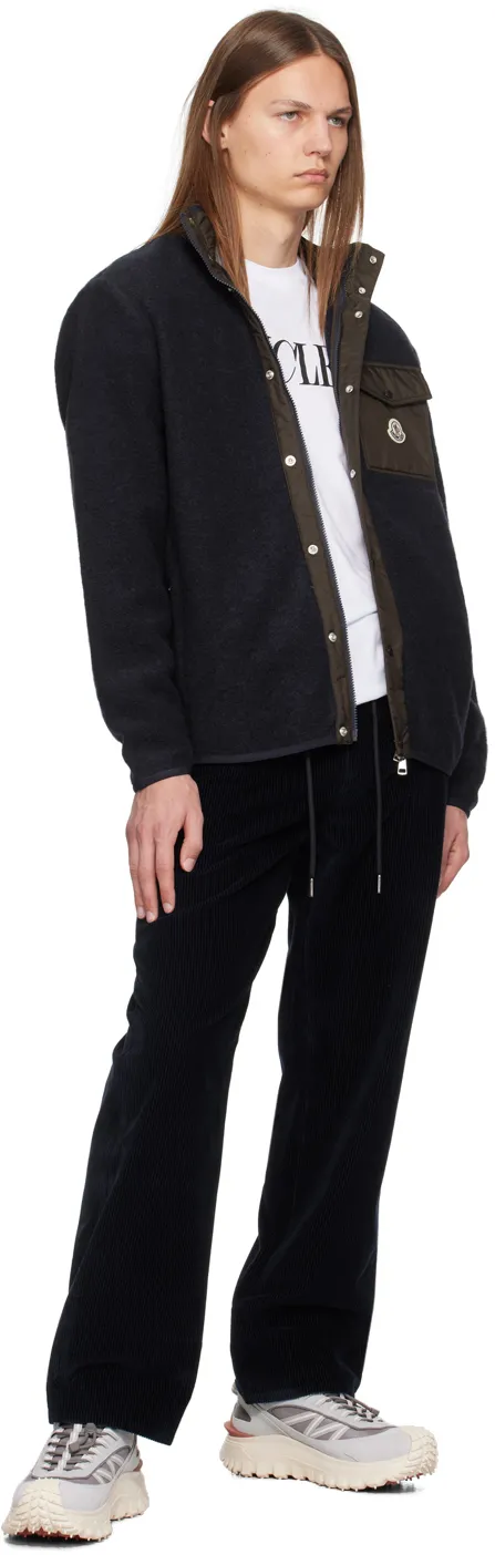 Drawstring Corduroy Trousers