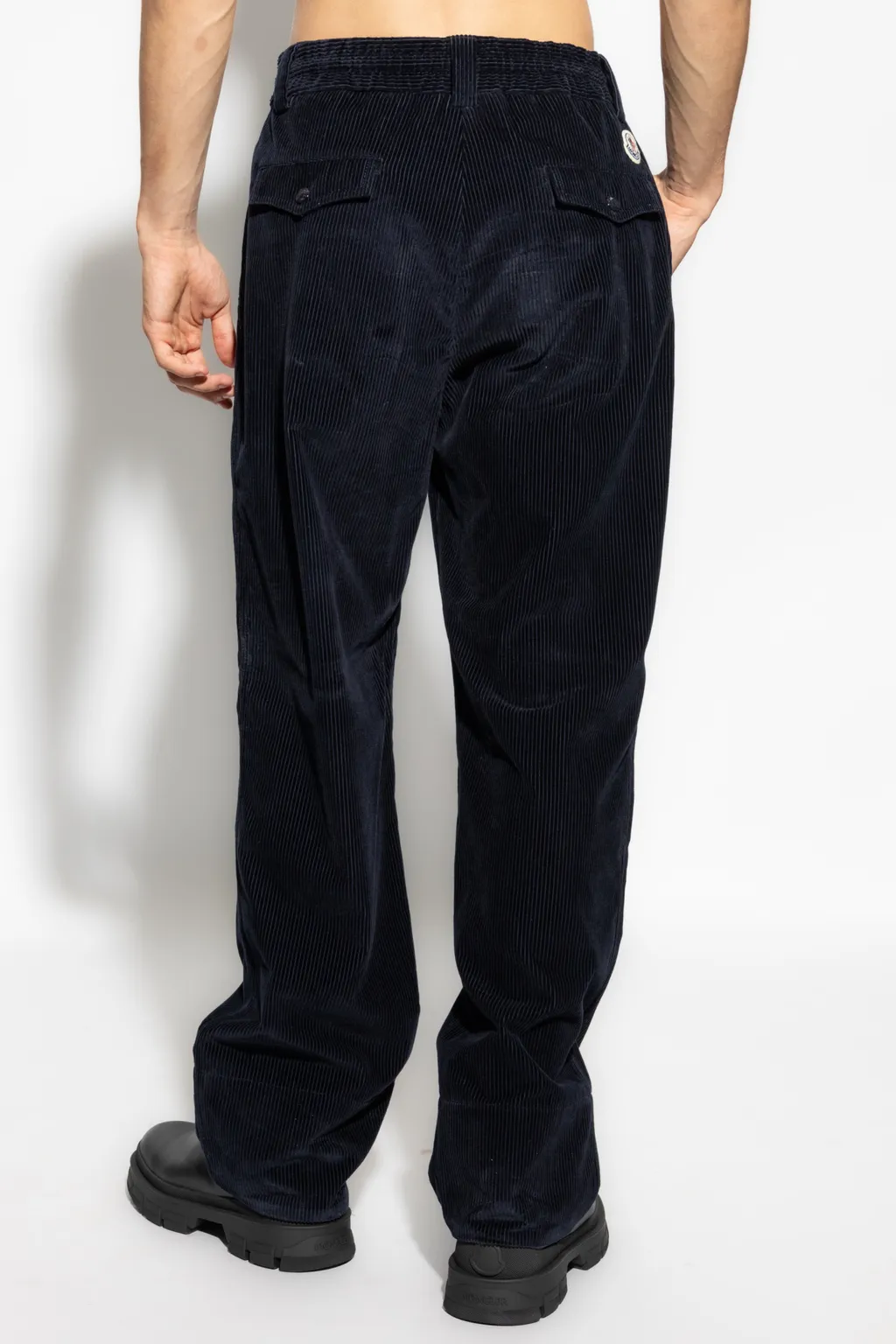 Drawstring Corduroy Trousers