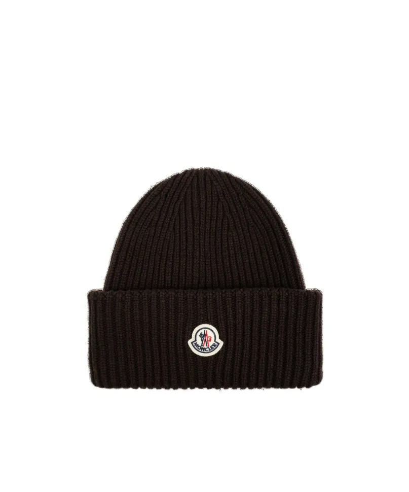 Logo Patch Knit Beanie