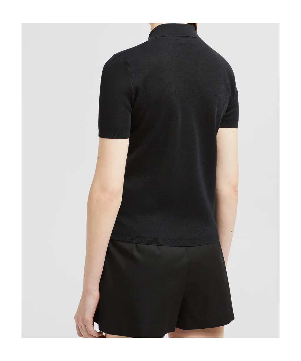 Logo Embroidered Polo Shirt