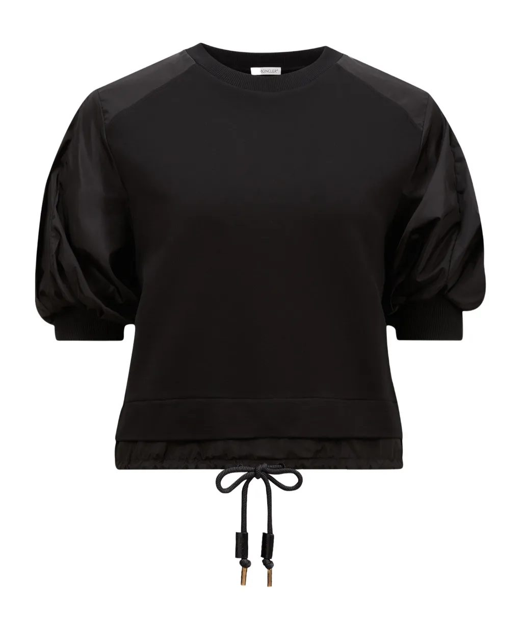 Puff Sleeve Cotton T-Shirt