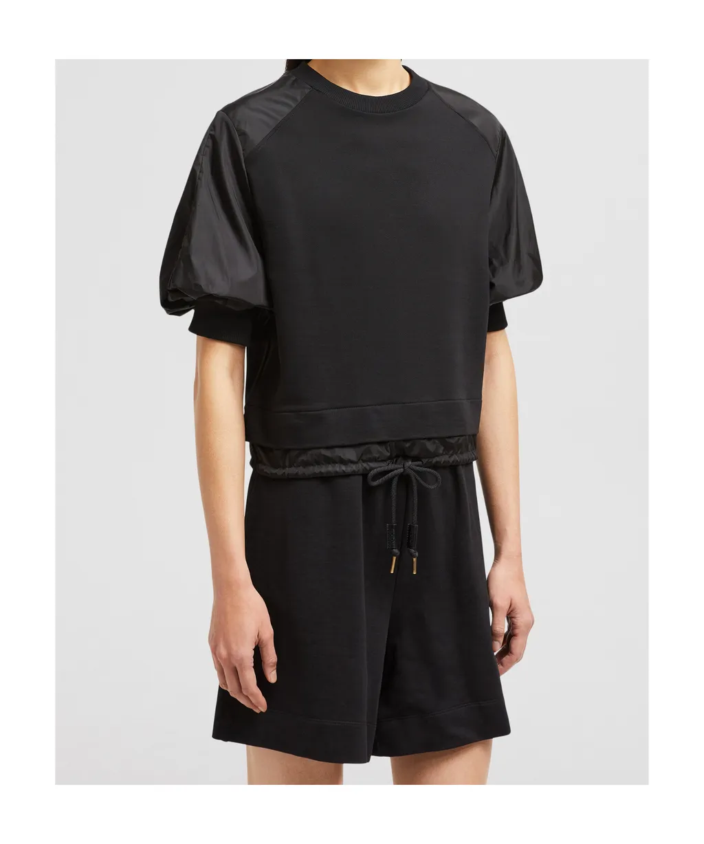 Puff Sleeve Cotton T-Shirt