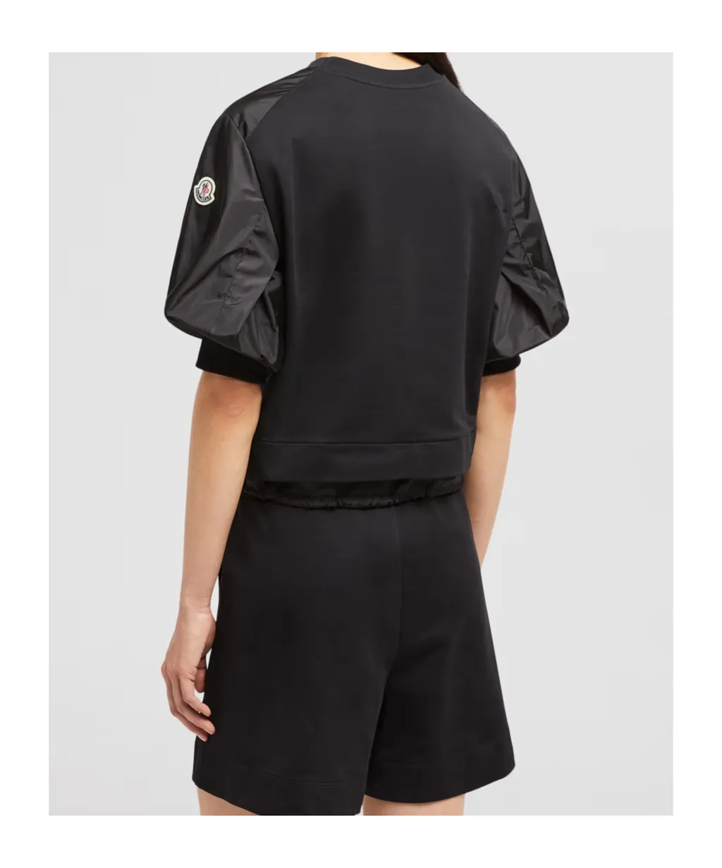 Puff Sleeve Cotton T-Shirt