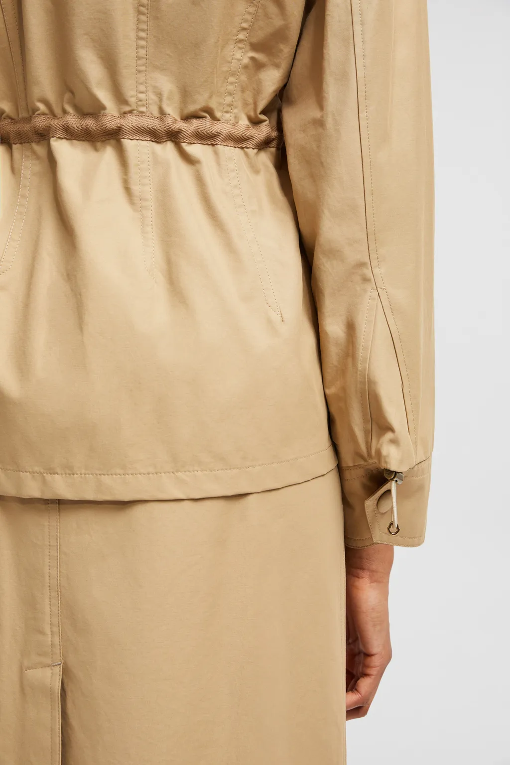 Saulon Drawstring Waist Field Jacket