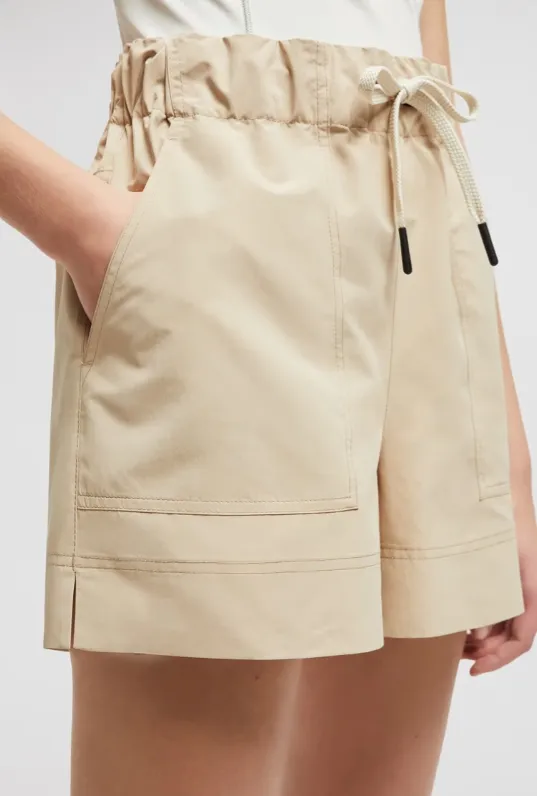 Grenoble Logo Patch Drawstring Shorts