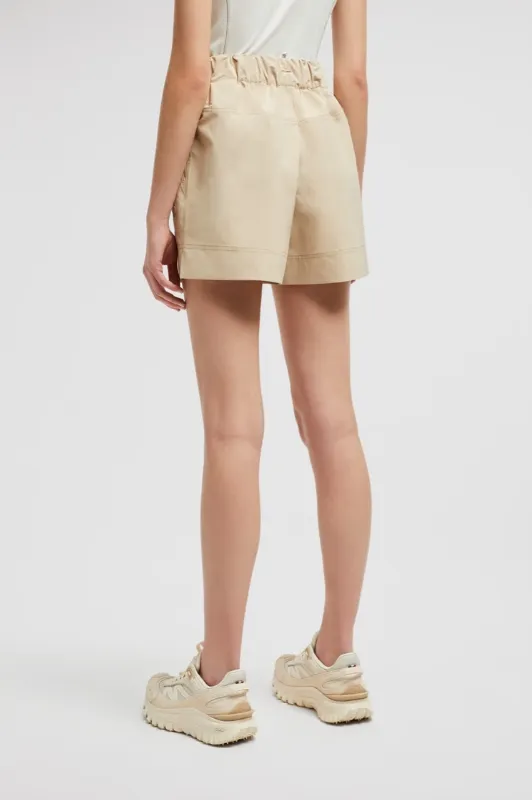 Grenoble Logo Patch Drawstring Shorts