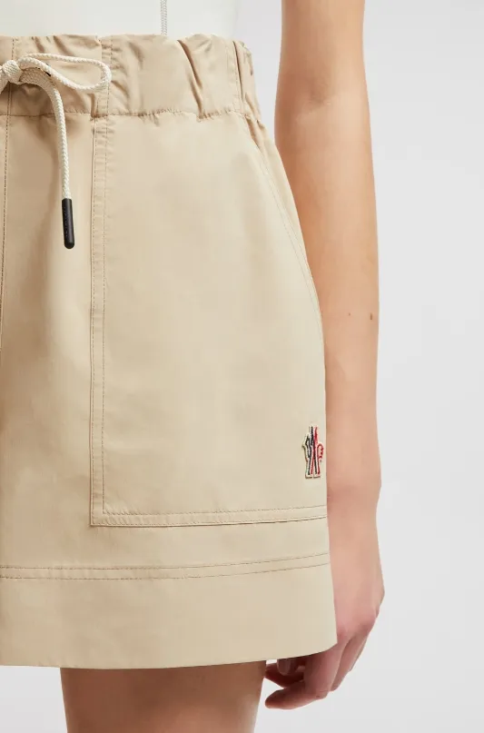 Grenoble Logo Patch Drawstring Shorts
