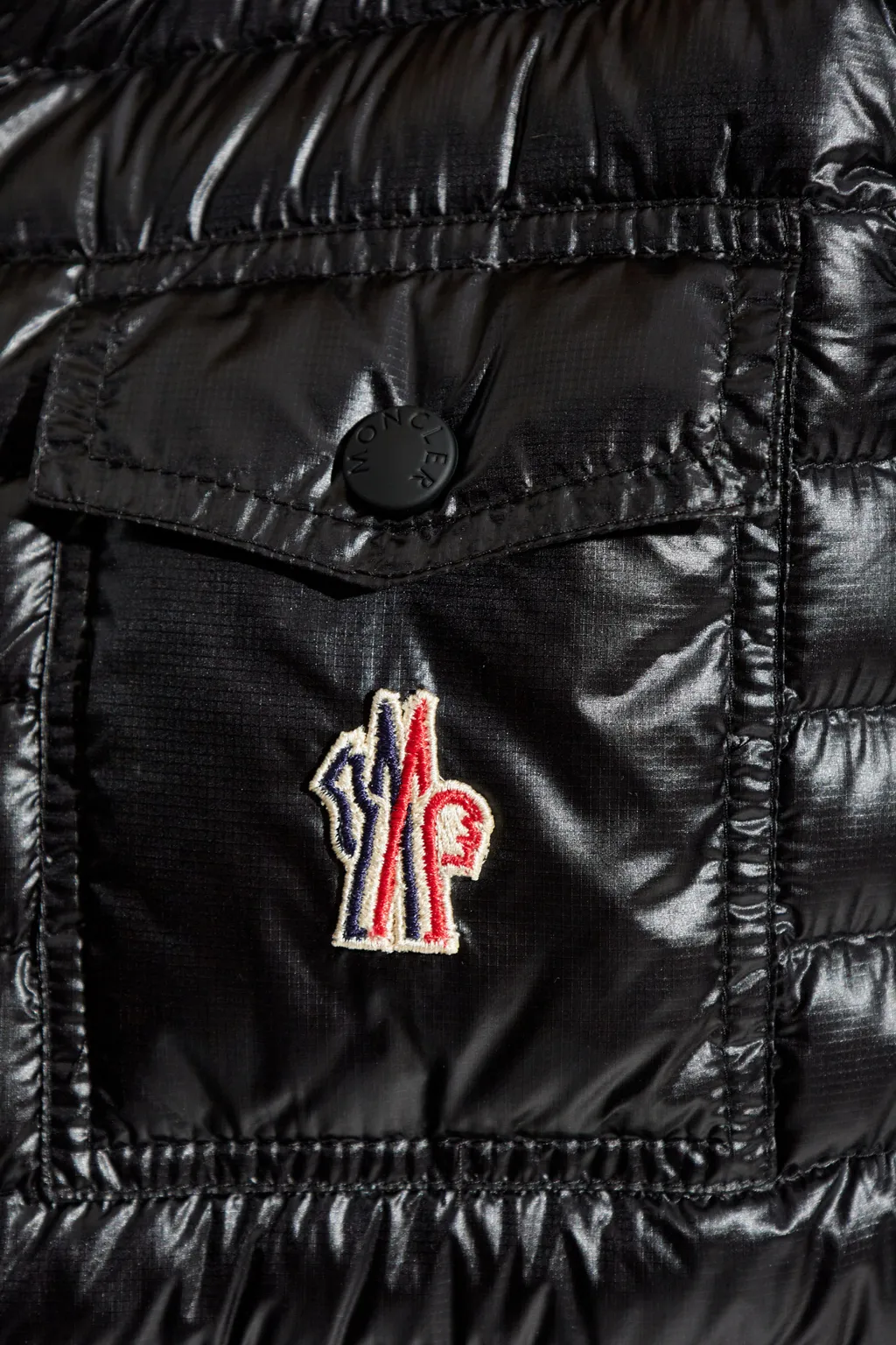 Grenoble Logo Patch Padded Gilet