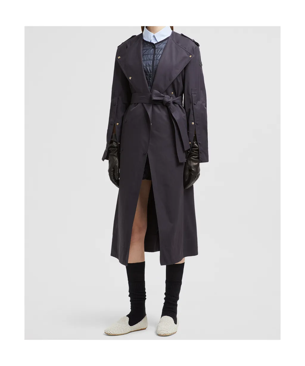 Belted Button-Up Coat