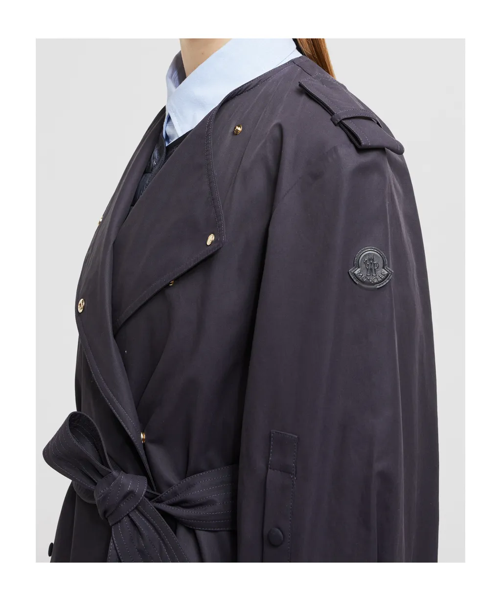 Belted Button-Up Coat