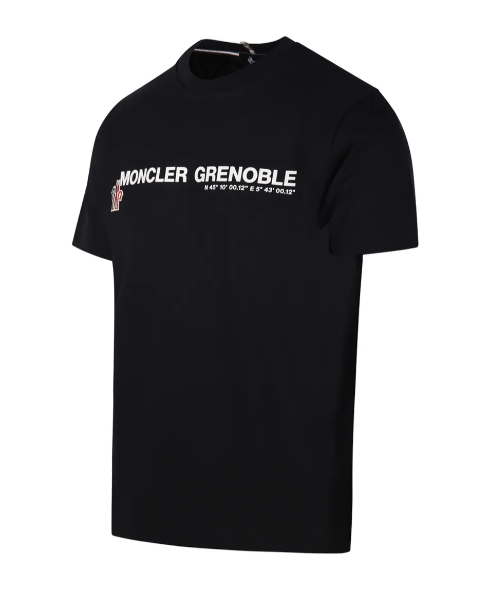 Grenoble Logo Embroidered Crewneck T-Shirt