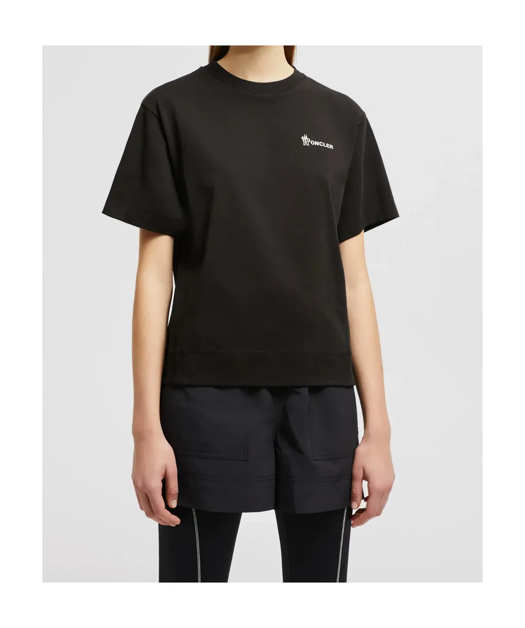Embossed Logo Cotton T-Shirt