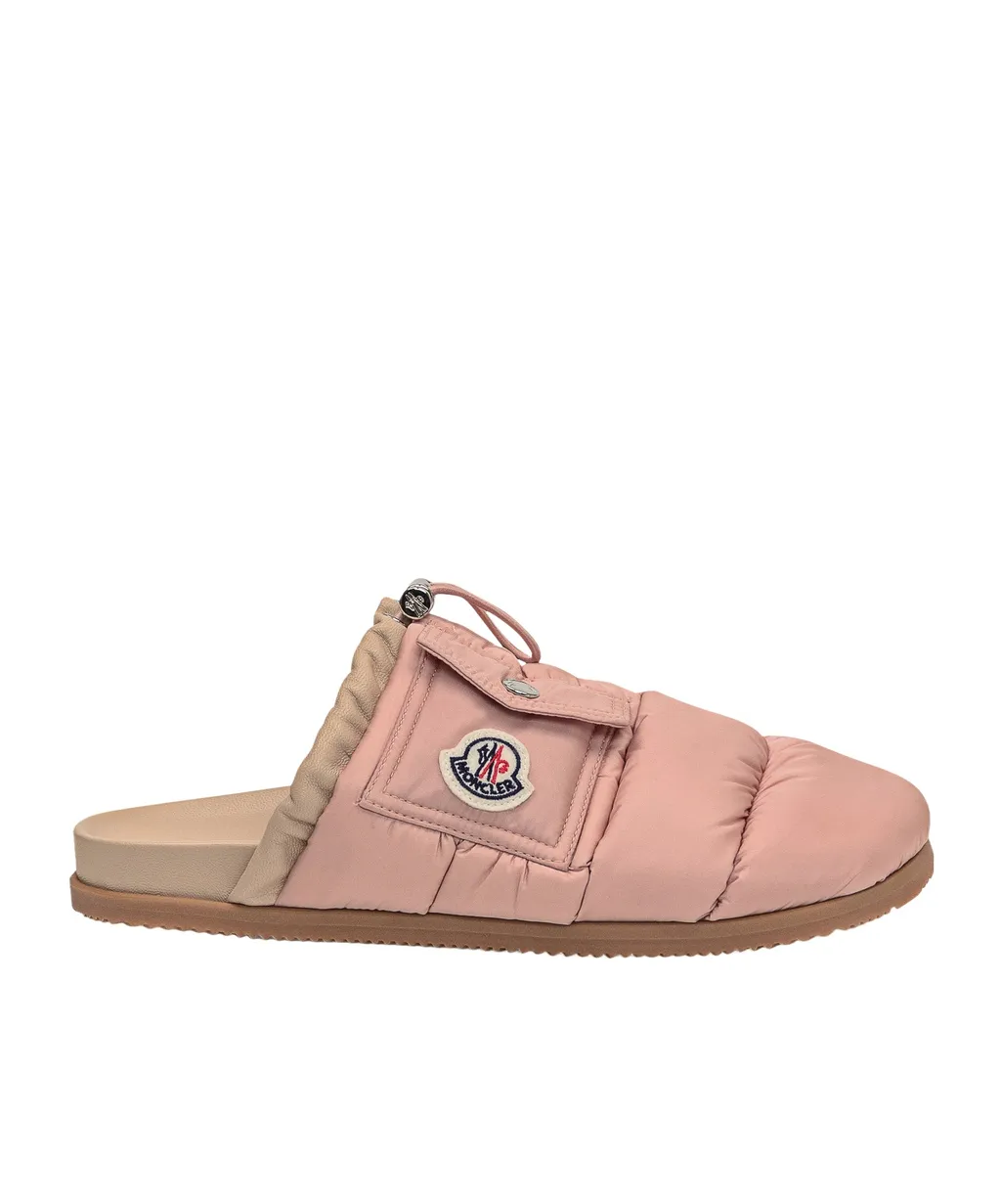 Logo Patch Padded Slippers