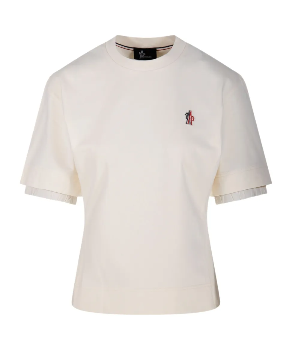 Grenoble Logo Patch Crewneck T-Shirt