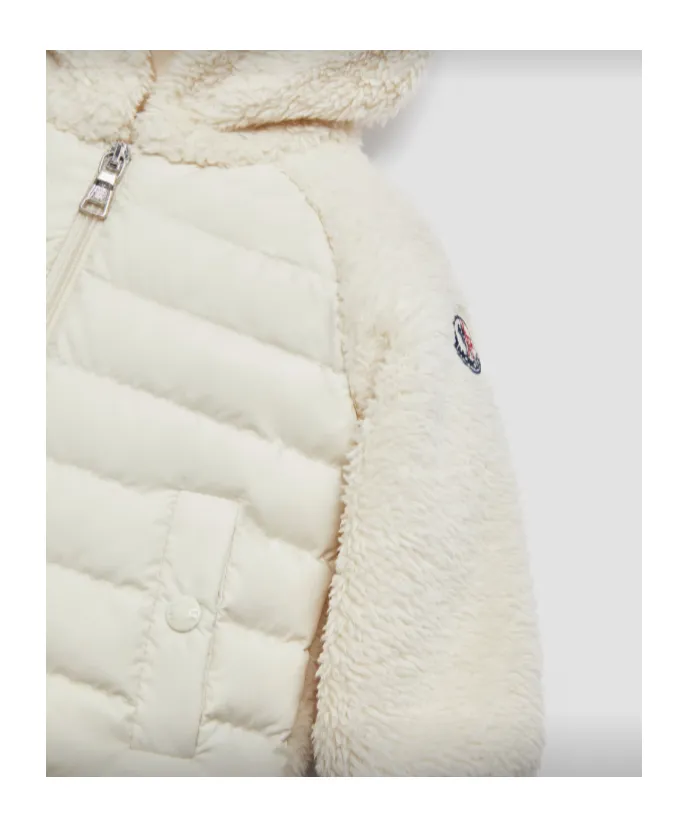 Padded Teddy Zip-Up Hoodie