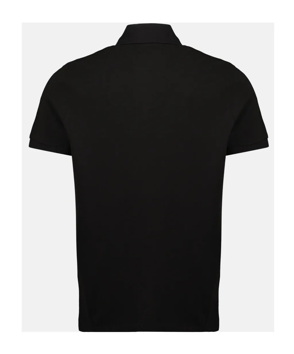 Logo Patch Short-Sleeved Polo Shirt