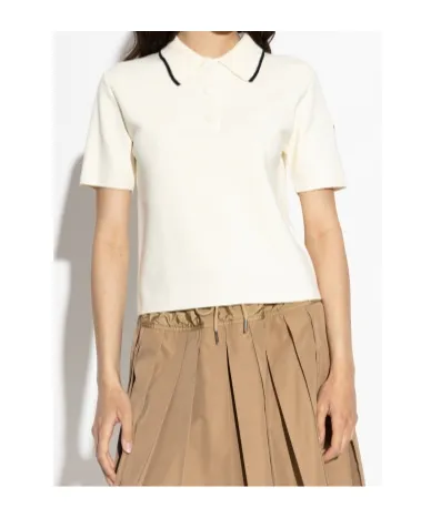 Logo Patch Short-Sleeved Polo Top
