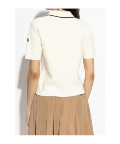 Logo Patch Short-Sleeved Polo Top