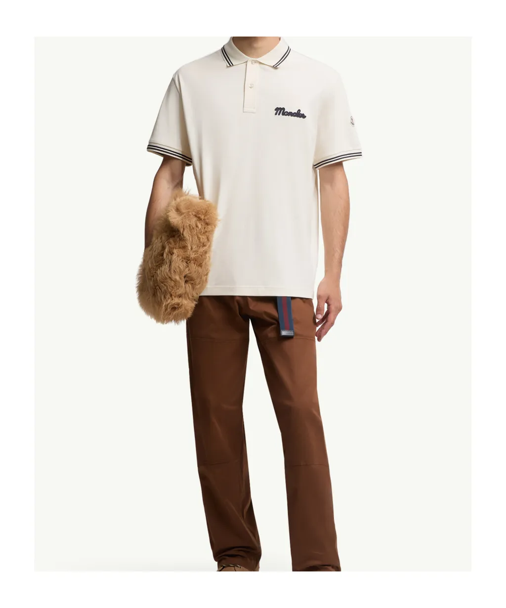 Logo-Patch Short-Sleeved Polo Shirt