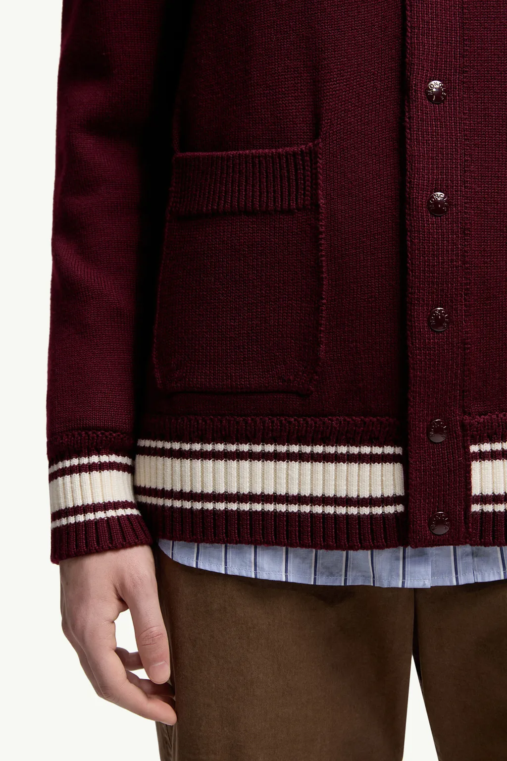 V-Neck Button-Up Cardigan