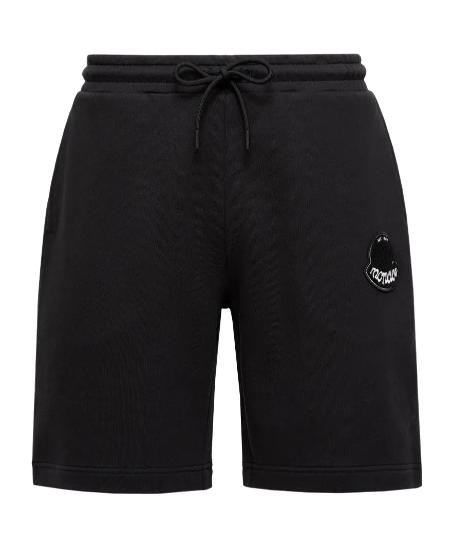 Logo Patch Drawstring Shorts