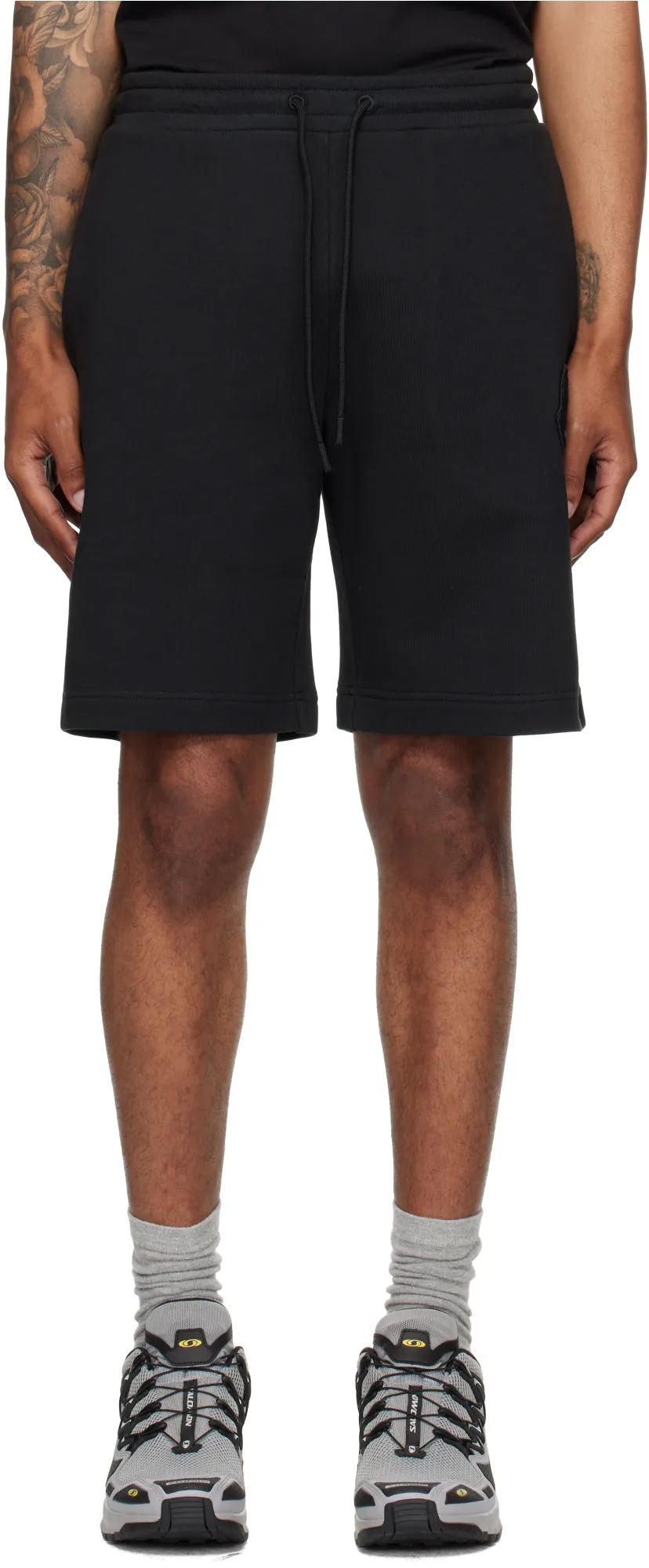 Logo Patch Drawstring Shorts