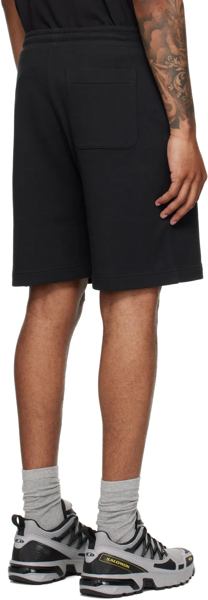 Logo Patch Drawstring Shorts