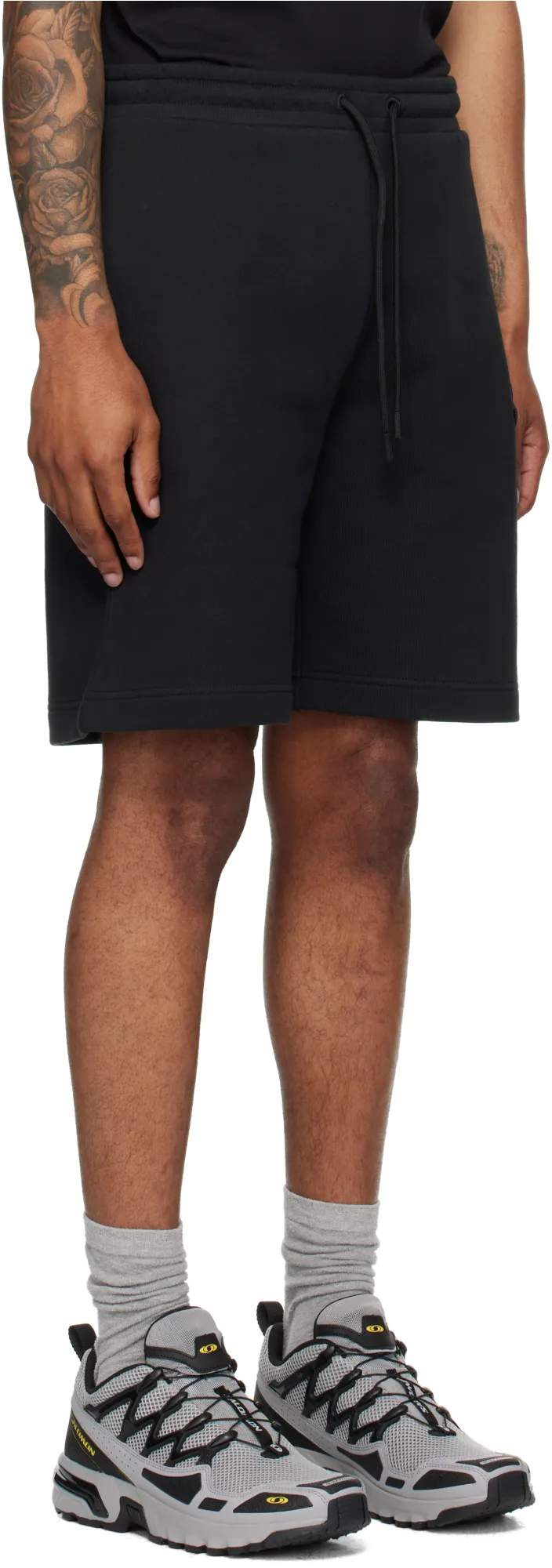 Logo Patch Drawstring Shorts